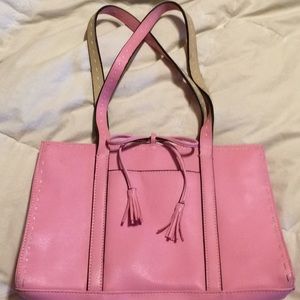 Pink Liz Claiborne leather purse